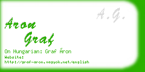 aron graf business card